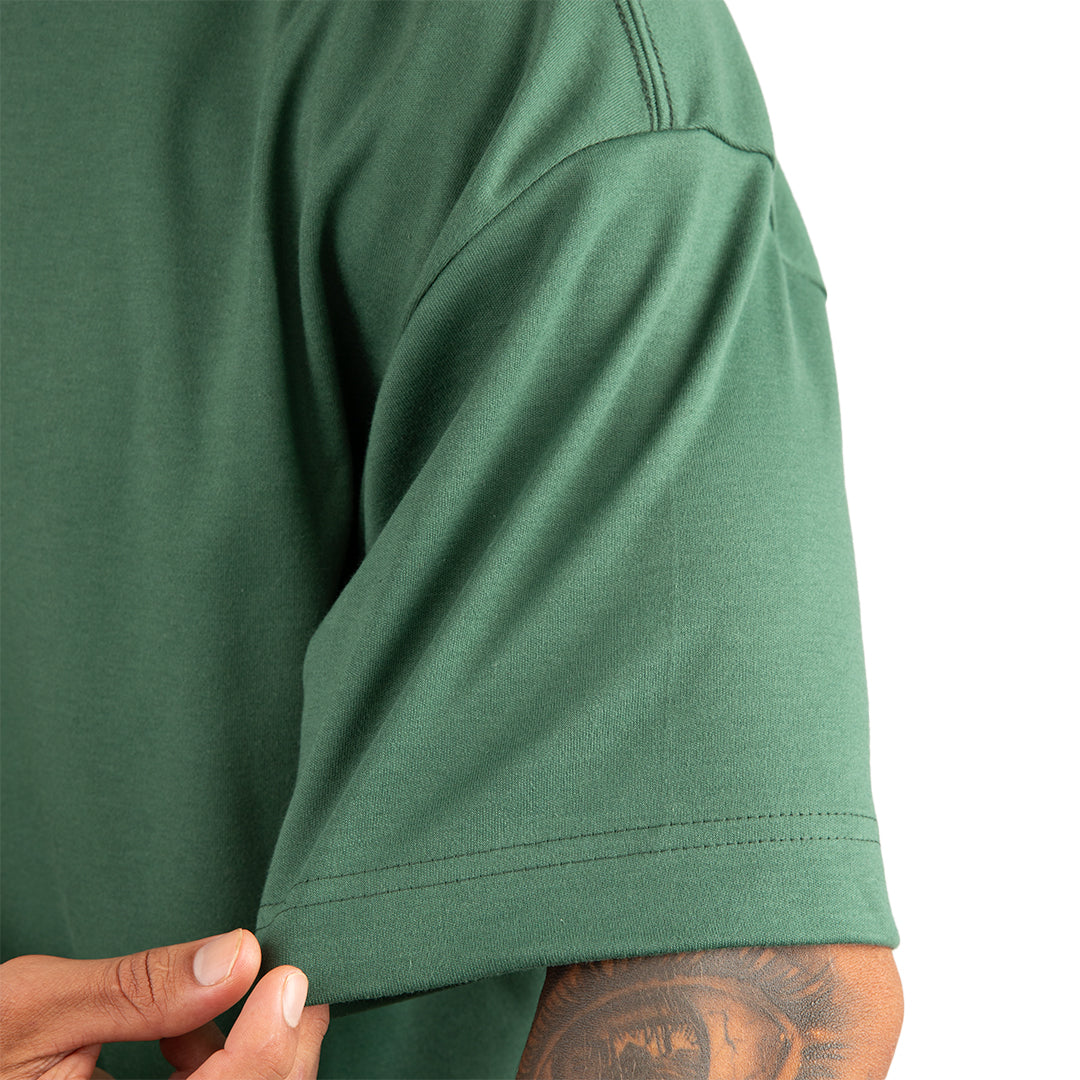 Remera Oversized lisa Verde Militar