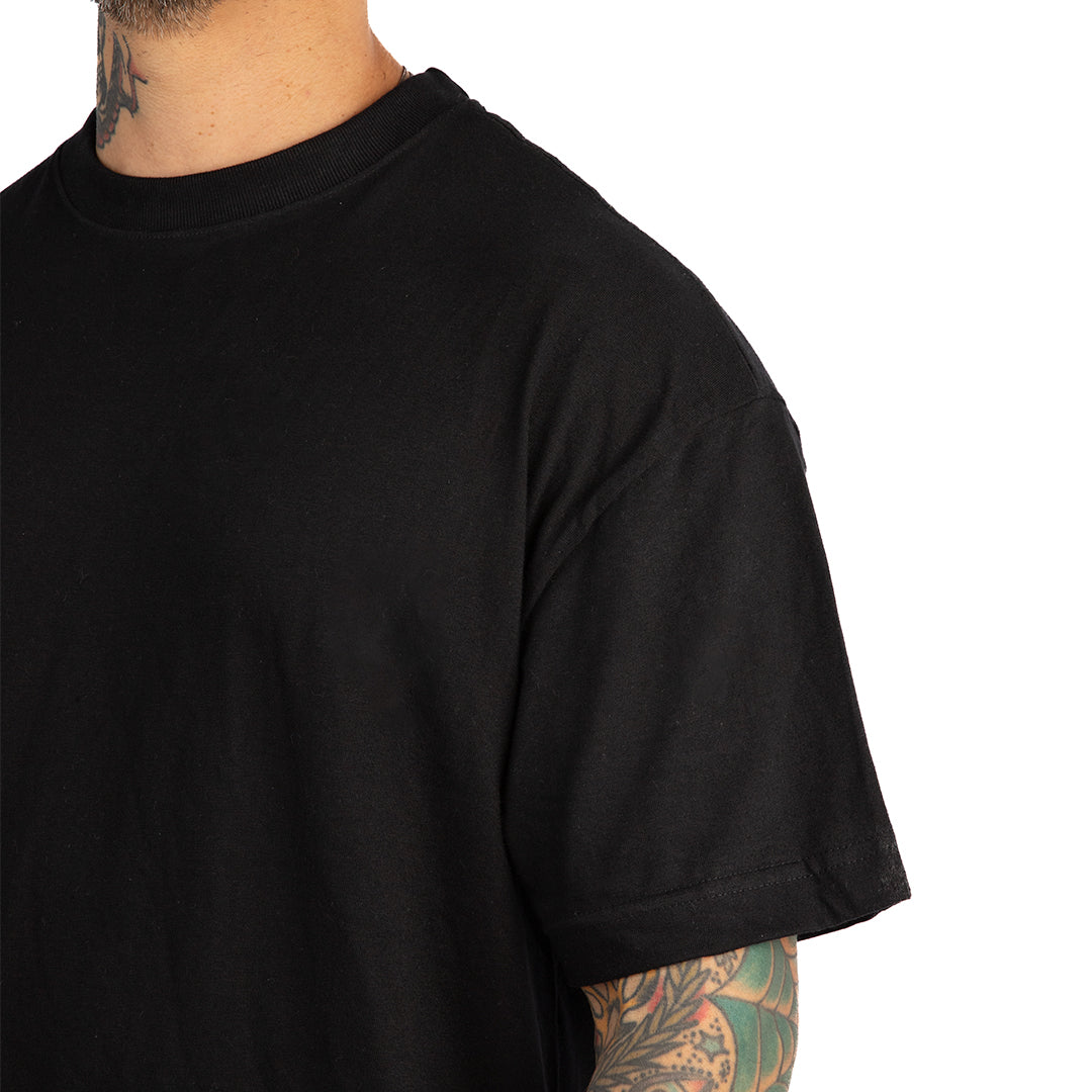 Remera Oversized lisa Negra