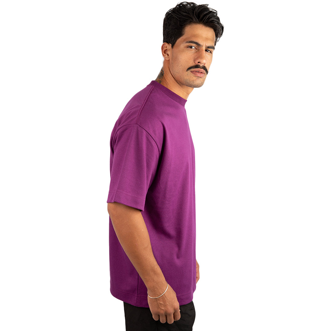 Remera Oversized lisa Lila
