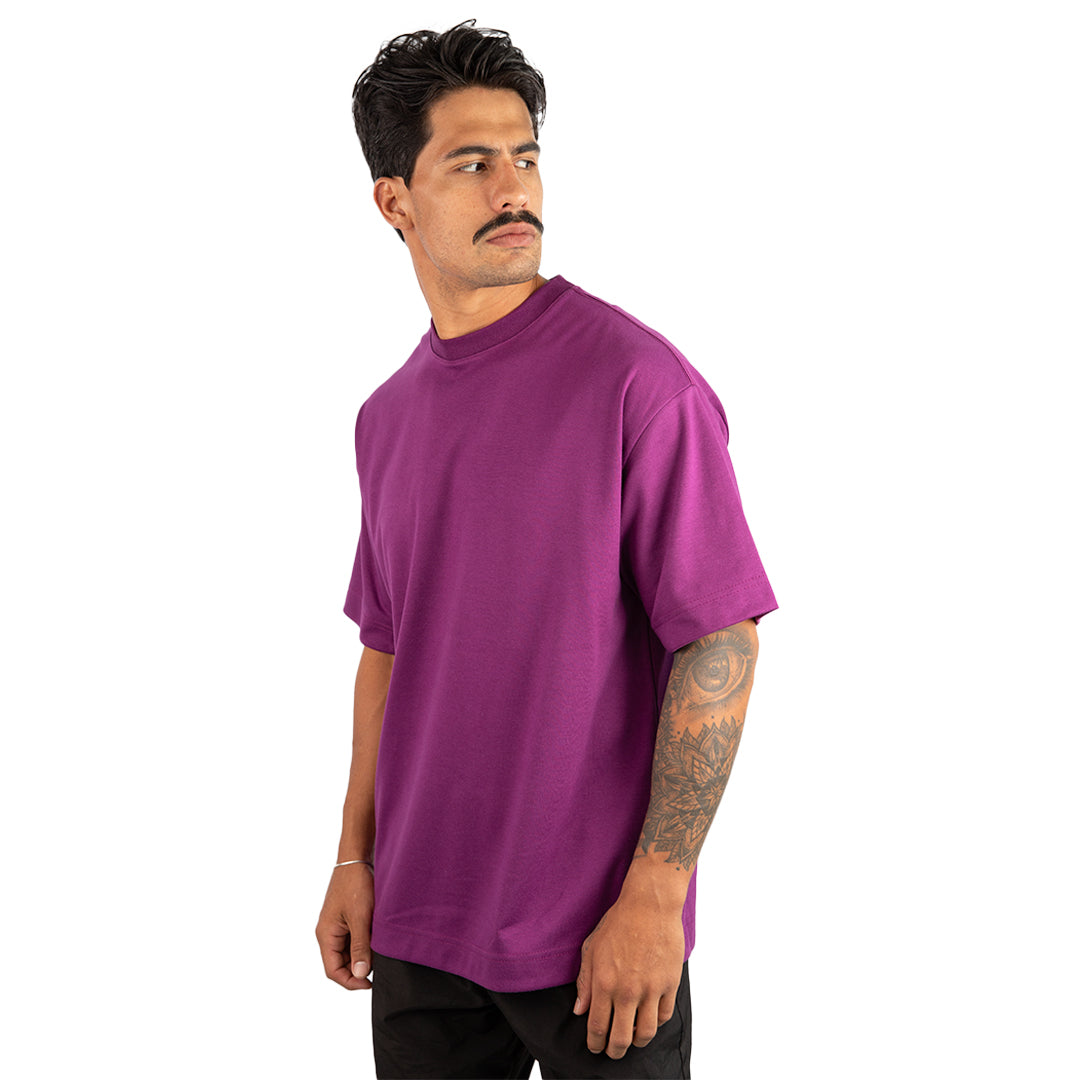 Remera Oversized lisa Lila