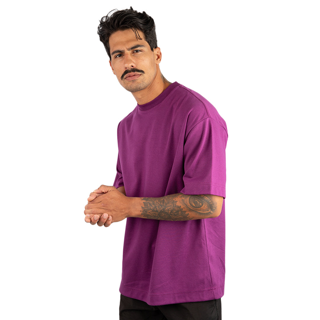 Remera Oversized lisa Lila