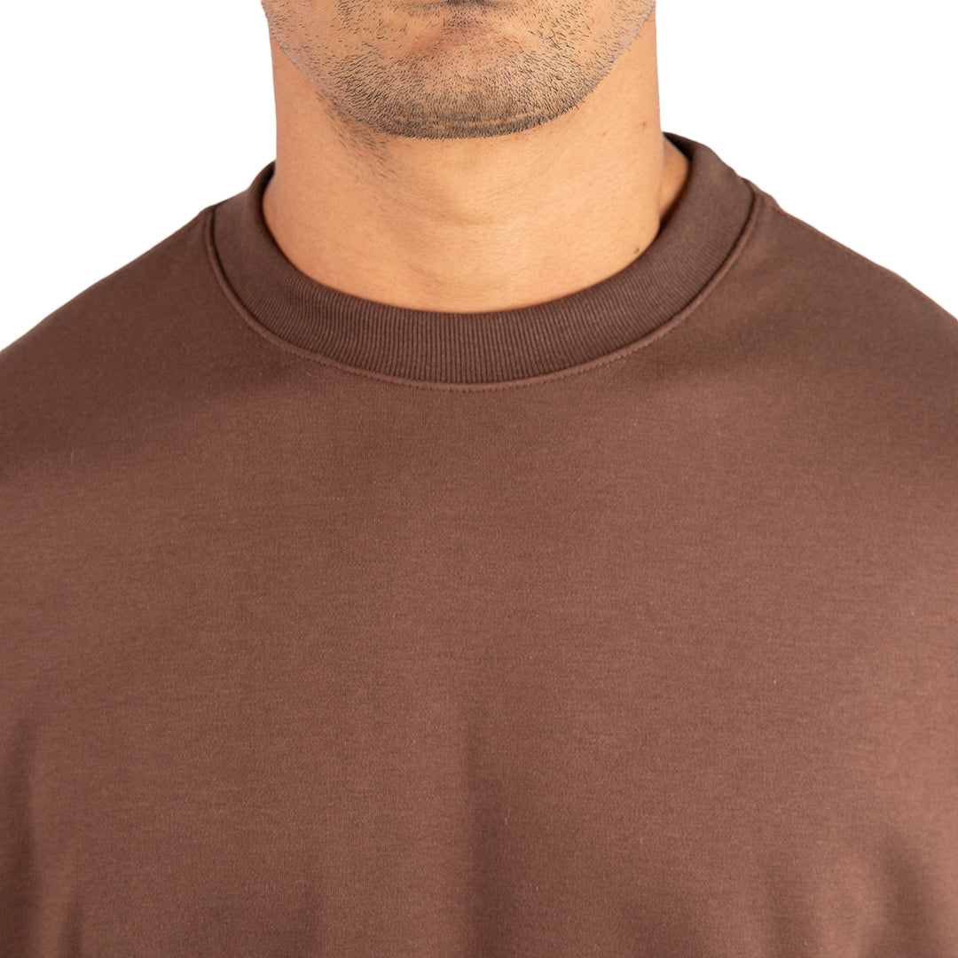 Remera Oversized lisa Chocolate