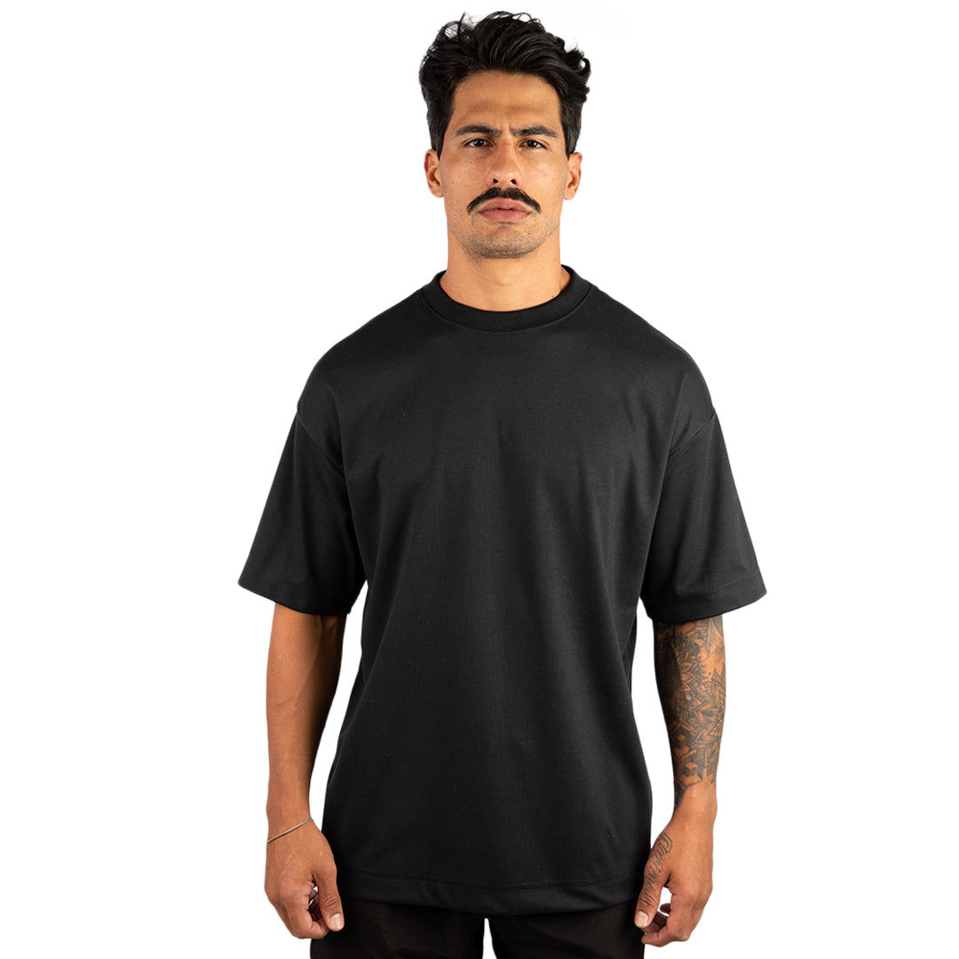 Remera Oversized lisa Negra