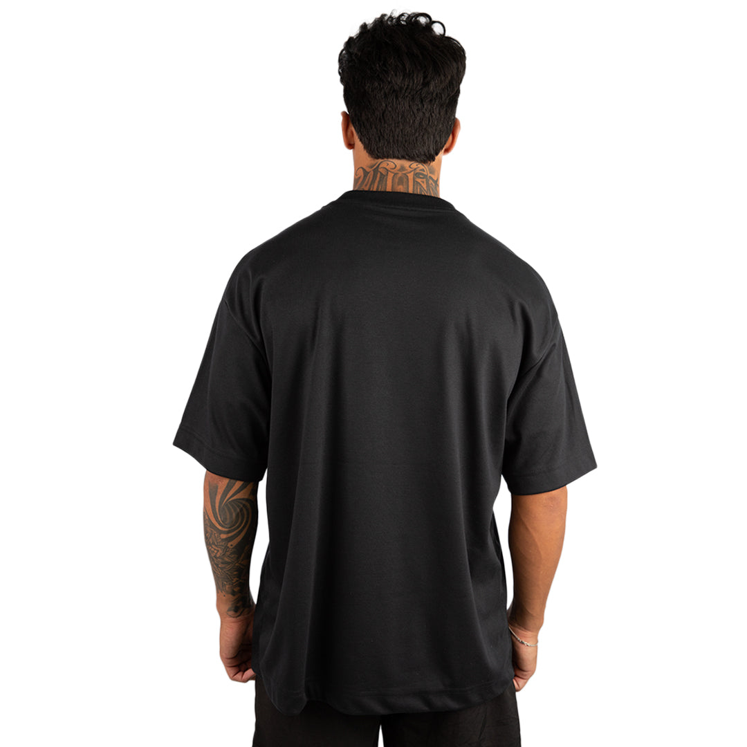 Remera Oversized lisa Negra