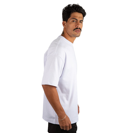 Remera Oversized lisa Blanca