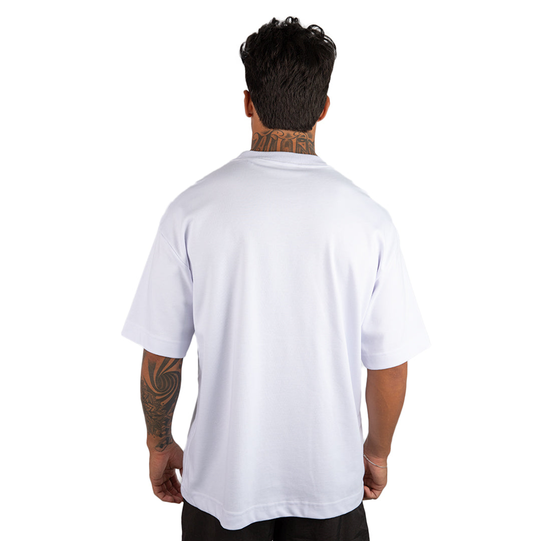 Remera Oversized lisa Blanca