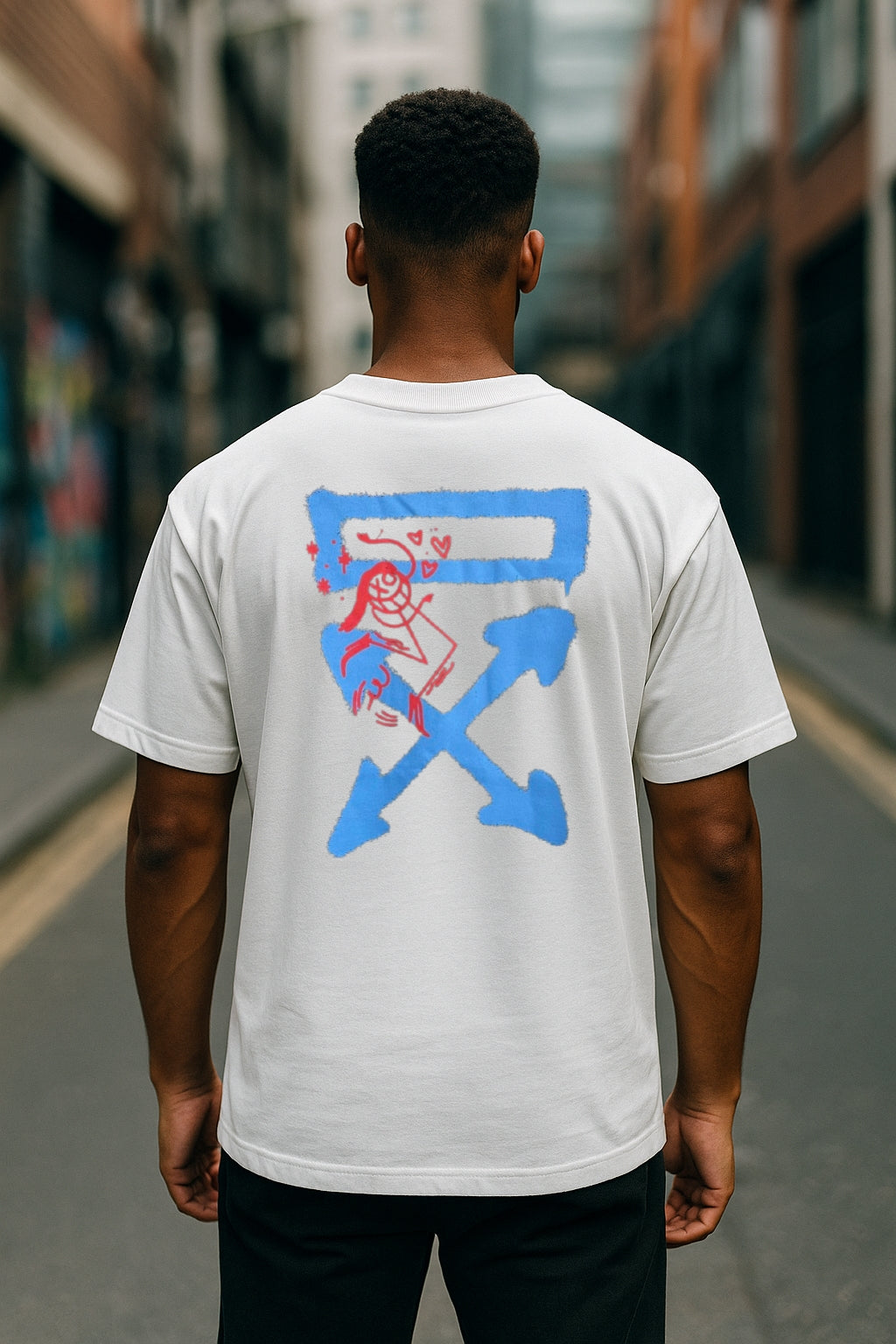 Remera Oversized OW Urban Sketch