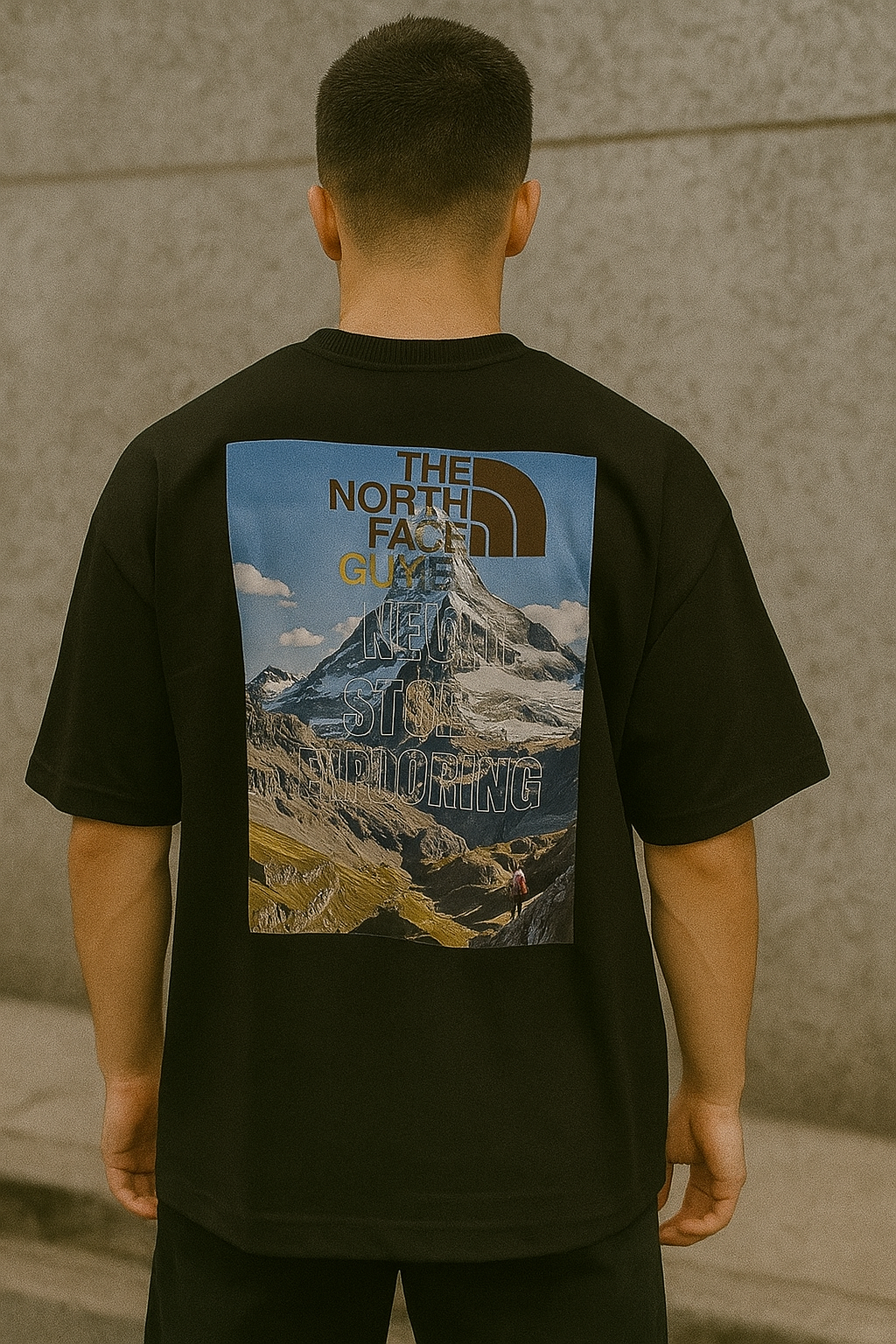 Remera Oversized TNF Gcci Mountains