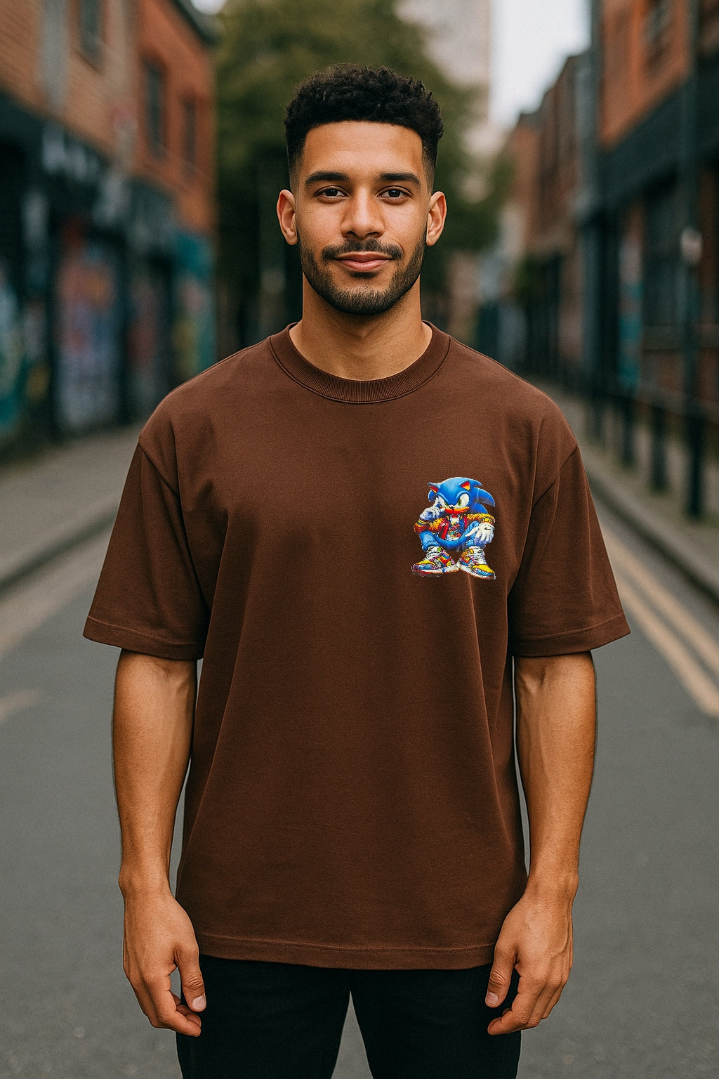 Remera Oversized NK Sonic Flow