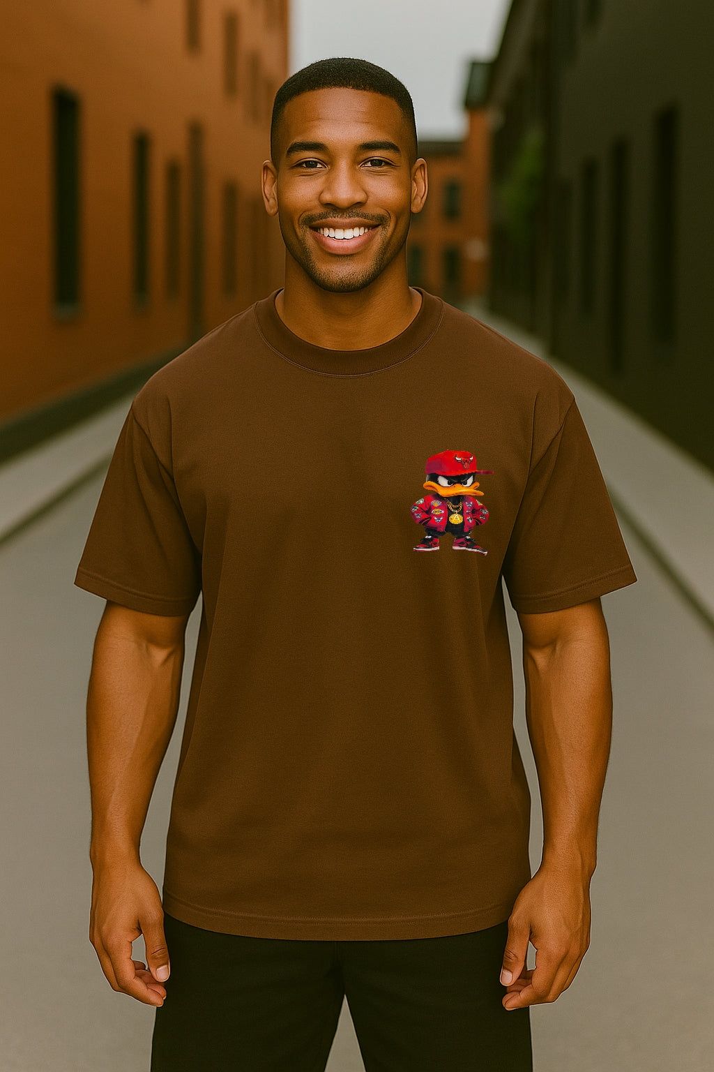 Remera Oversized BULLS Swag Duck