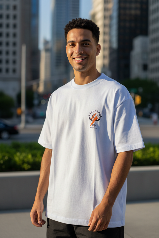 Remera Oversized BLCGA Orange Mark