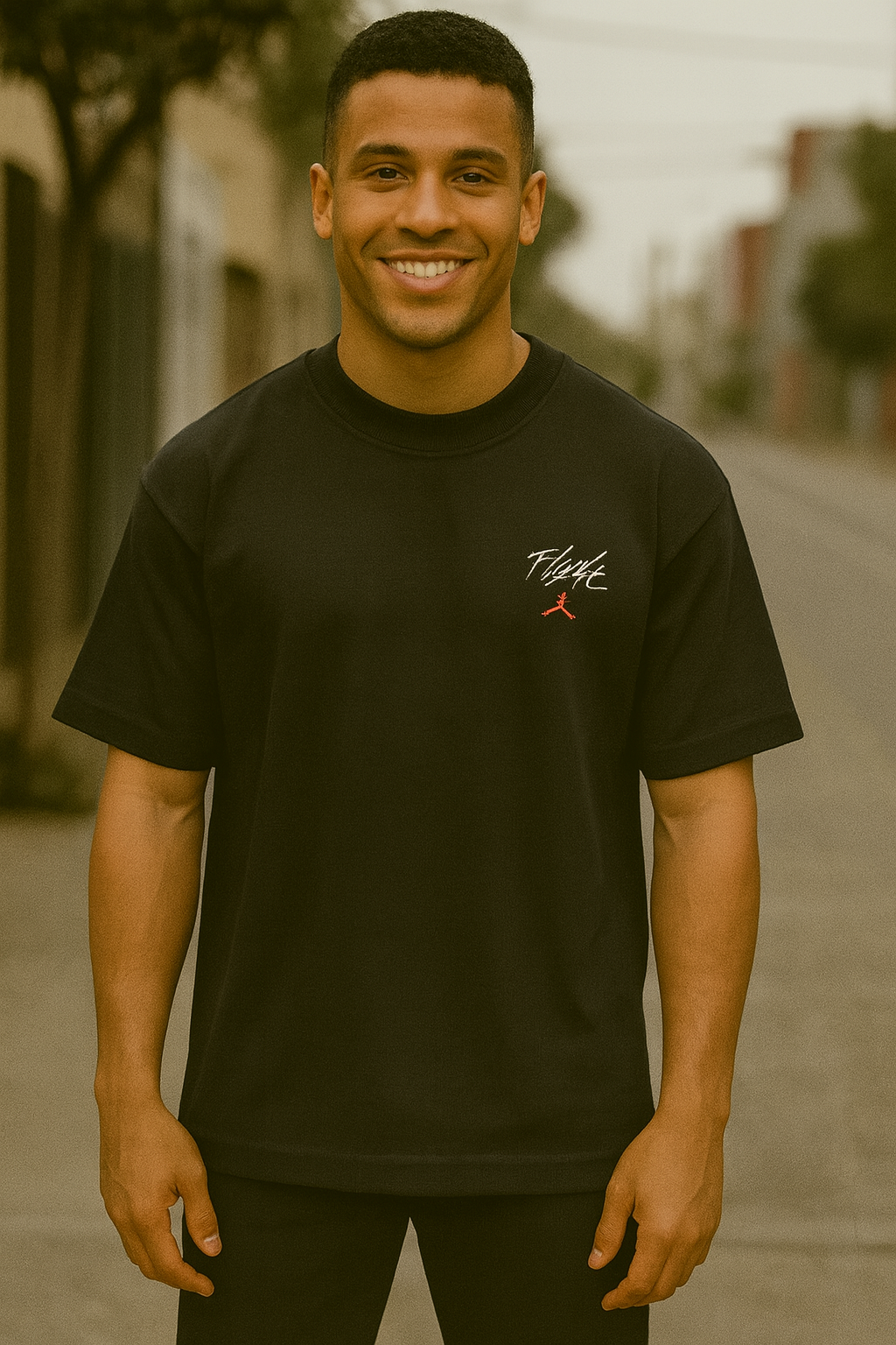 Remera Oversized NK Flight Zone