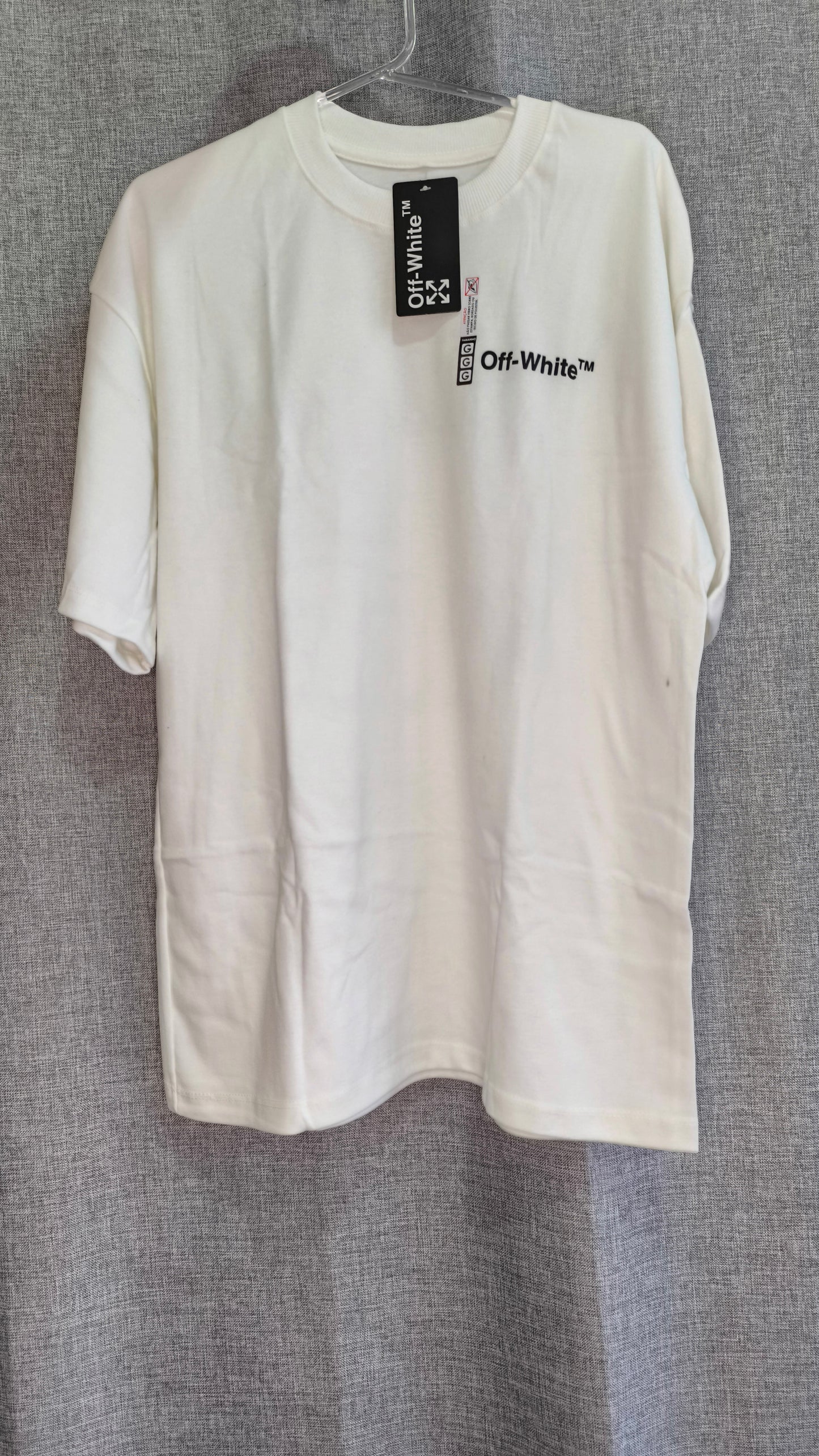 Remera Oversized "OW Wht"