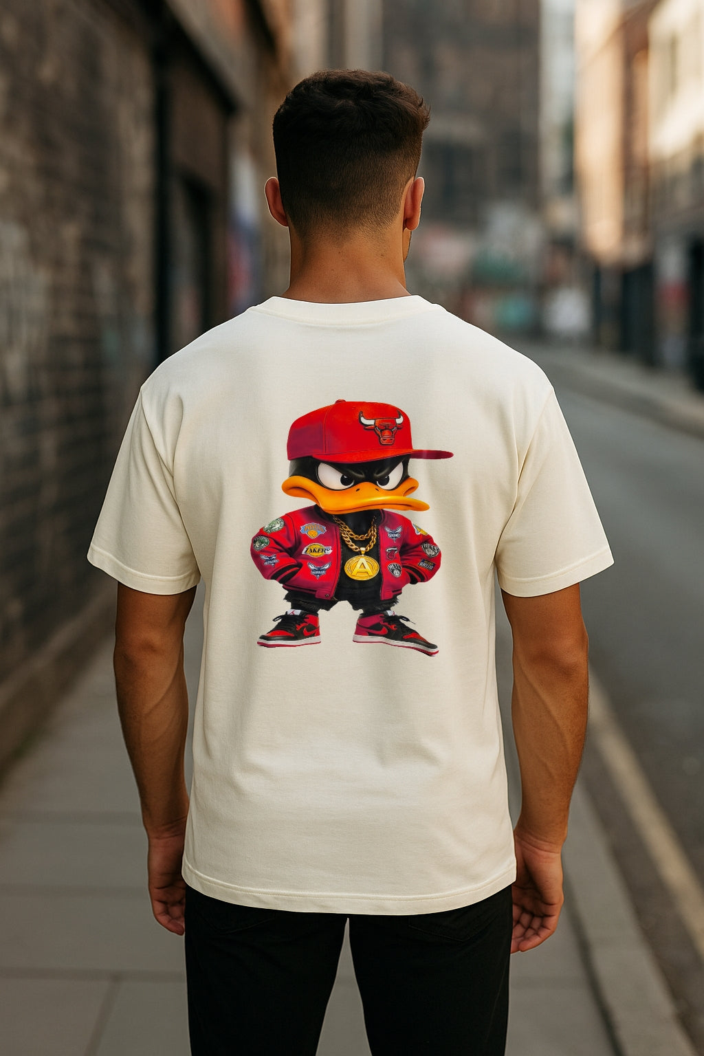 Remera Oversized BULLS Swag Duck