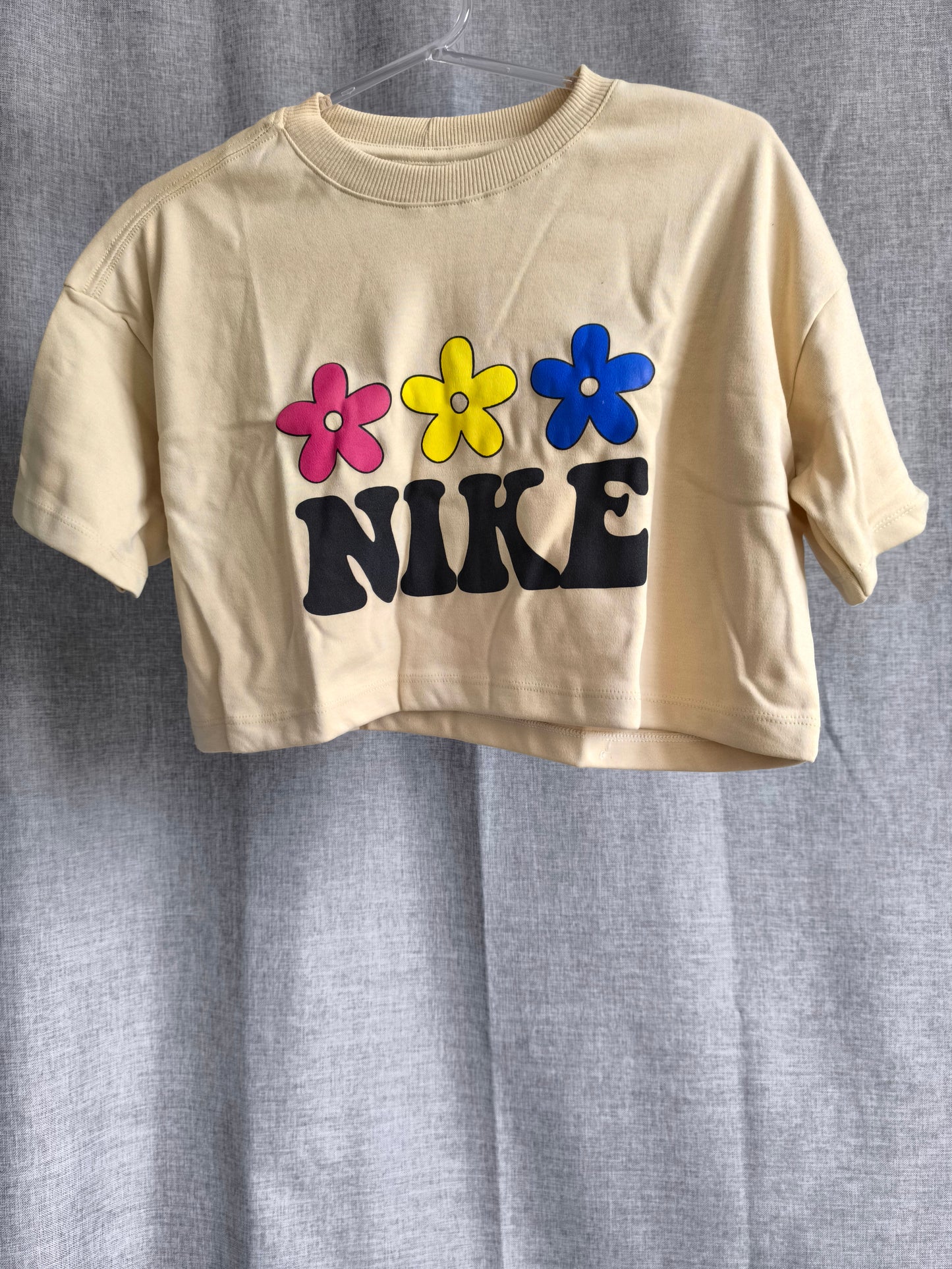 Cropped Oversized NK Flower Power