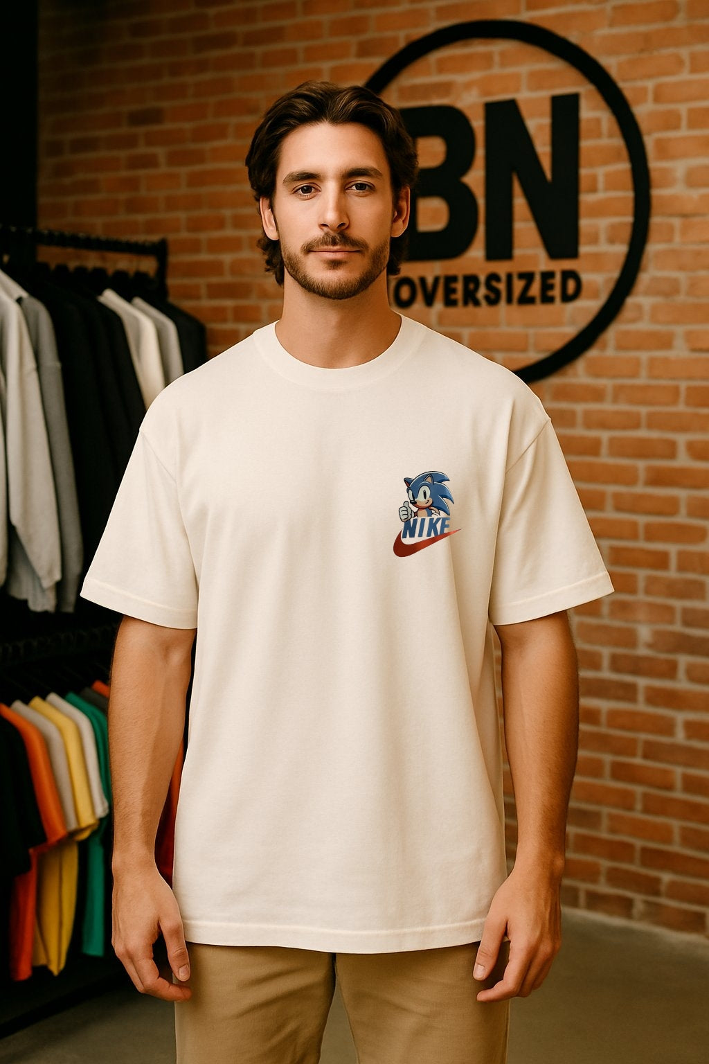 Remera Oversized NK Speed Check