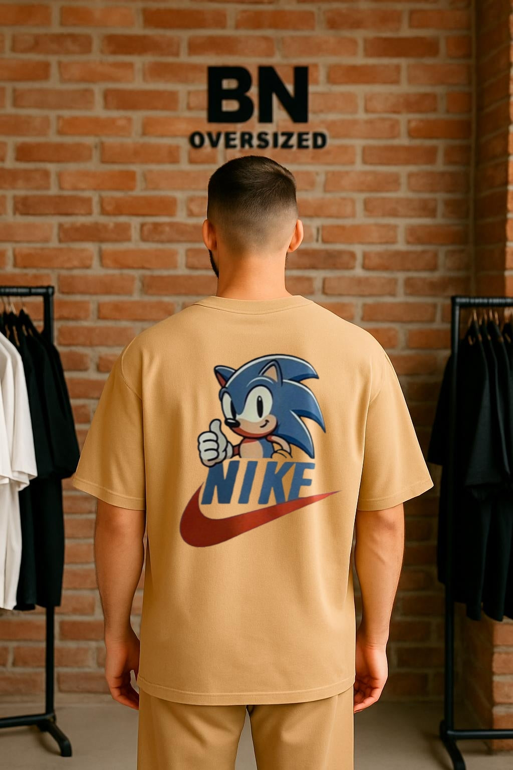 Remera Oversized NK Speed Check