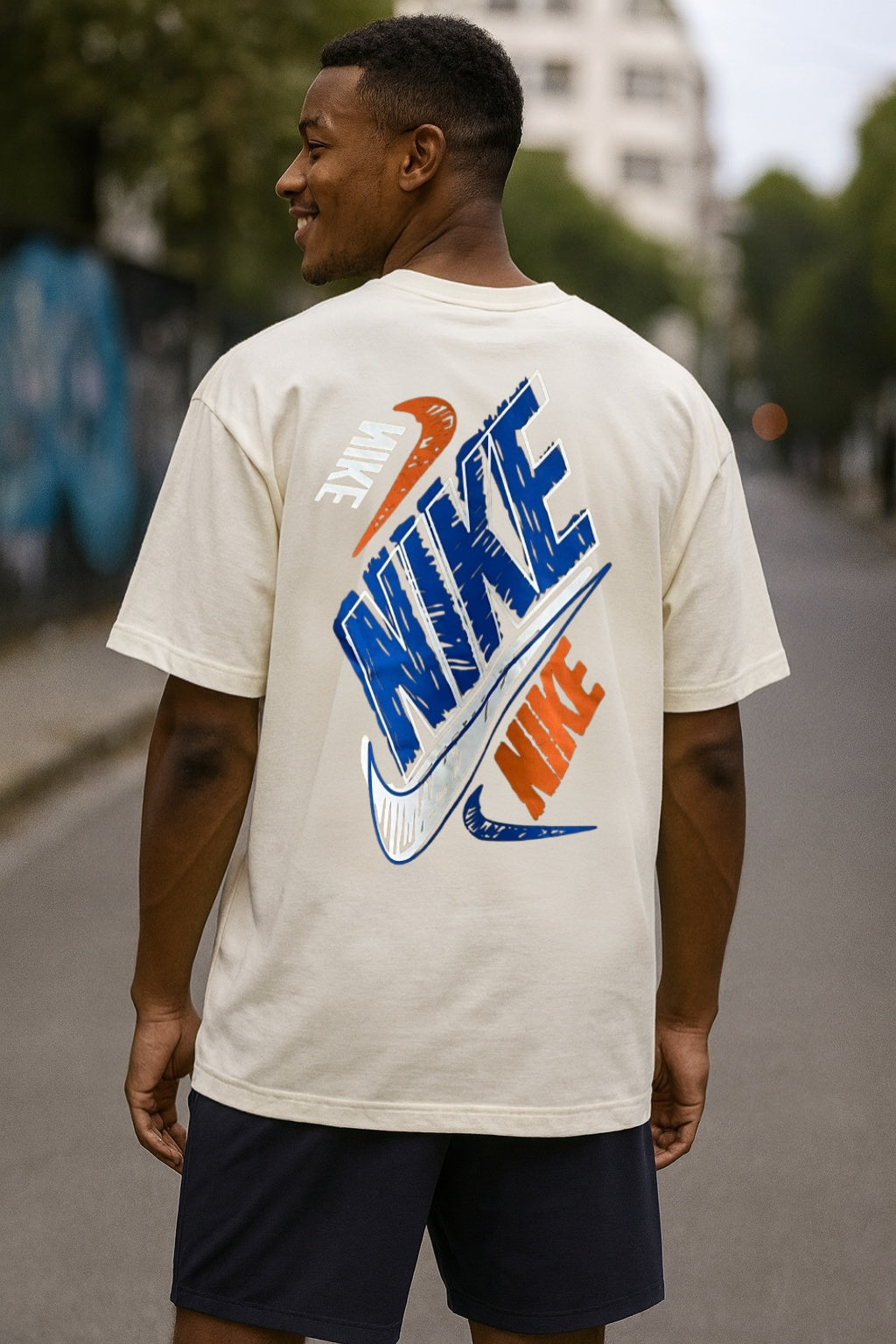 Remera Oversized NK Backfire