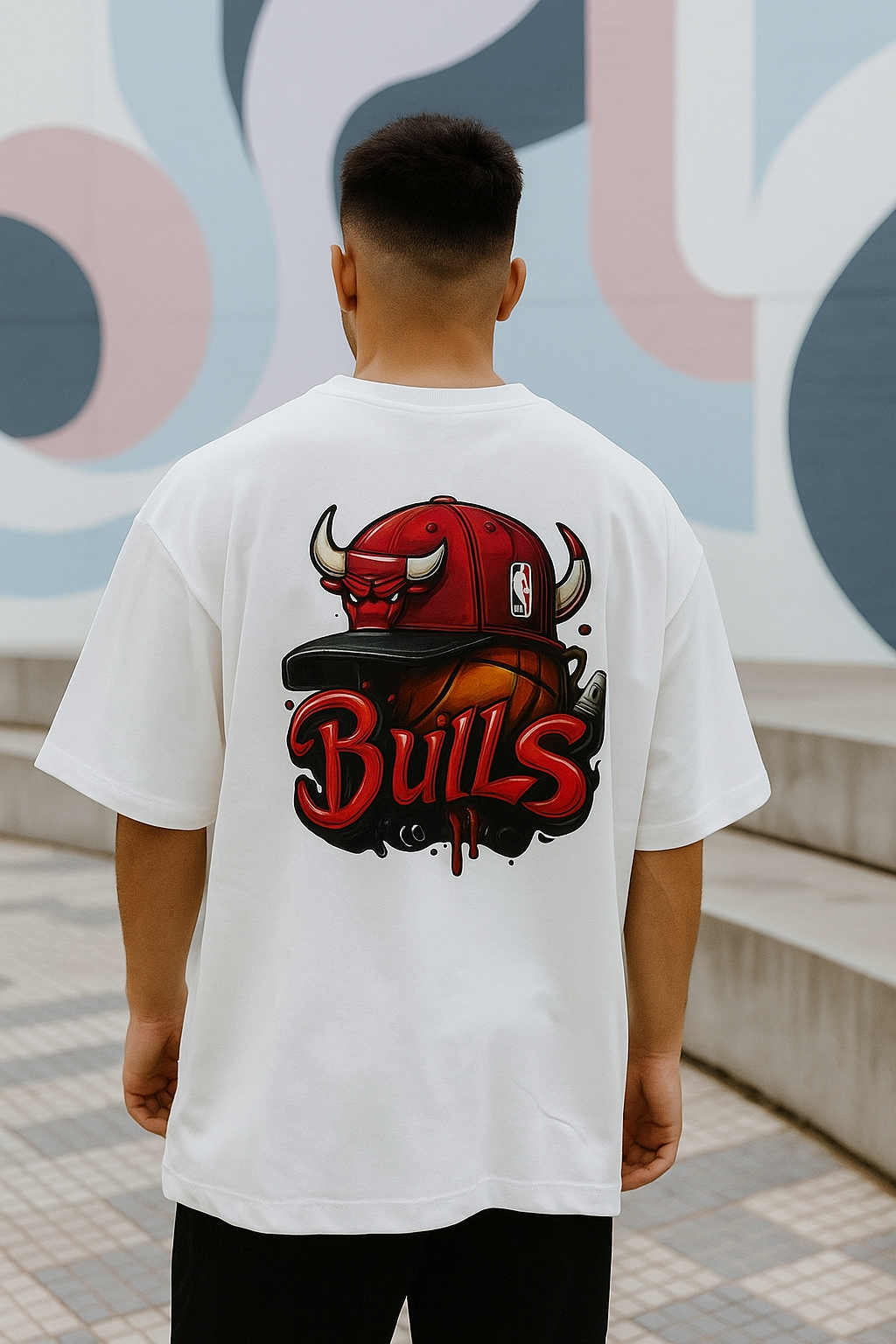 Remera Oversized BULLS