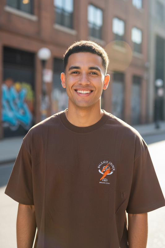 Remera Oversized BLCGA Orange Mark