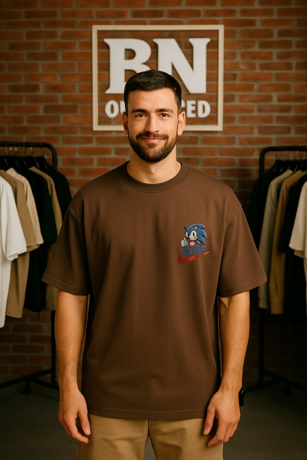 Remera Oversized NK Speed Check