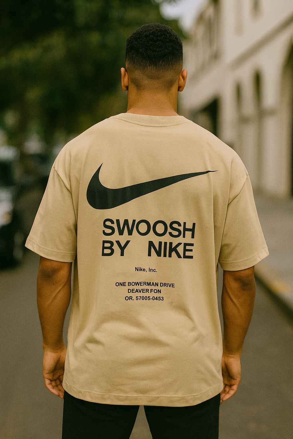 Remera Oversized NK Clean Cut
