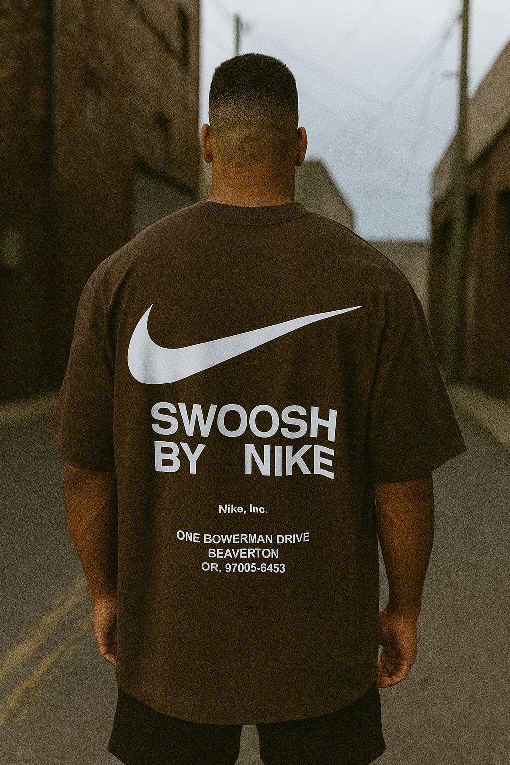 Remera Oversized NK Clean Cut
