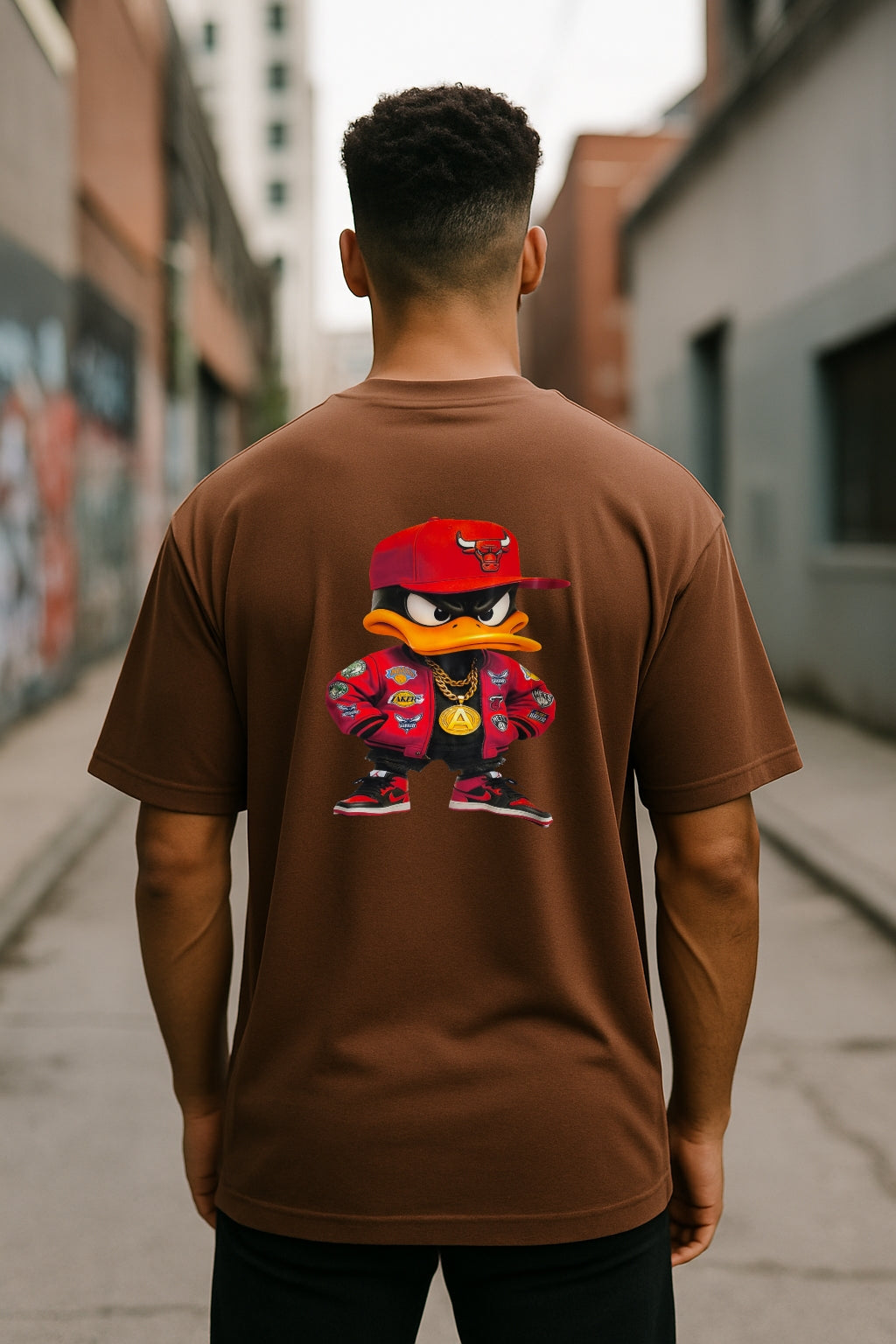Remera Oversized BULLS Swag Duck