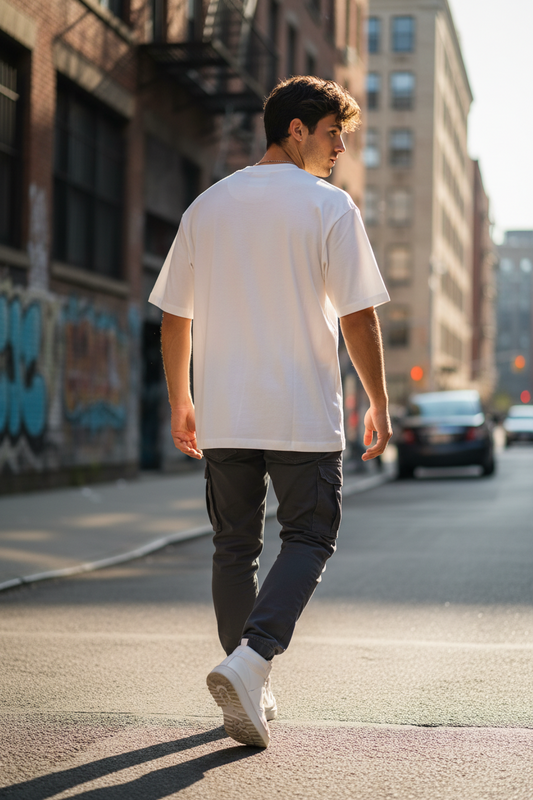 Remera Oversized Bordada ADI Basiq