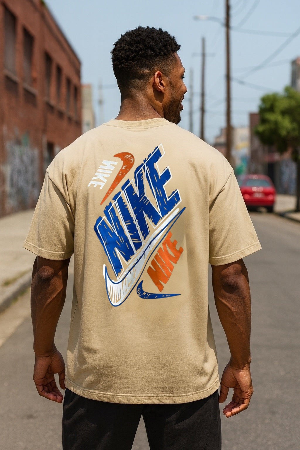 Remera Oversized NK Backfire