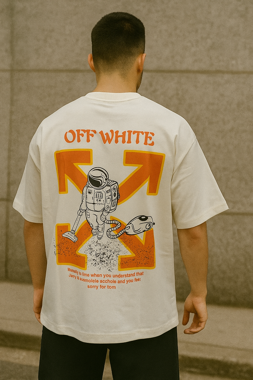 Remera Oversized OFWT Astronaut