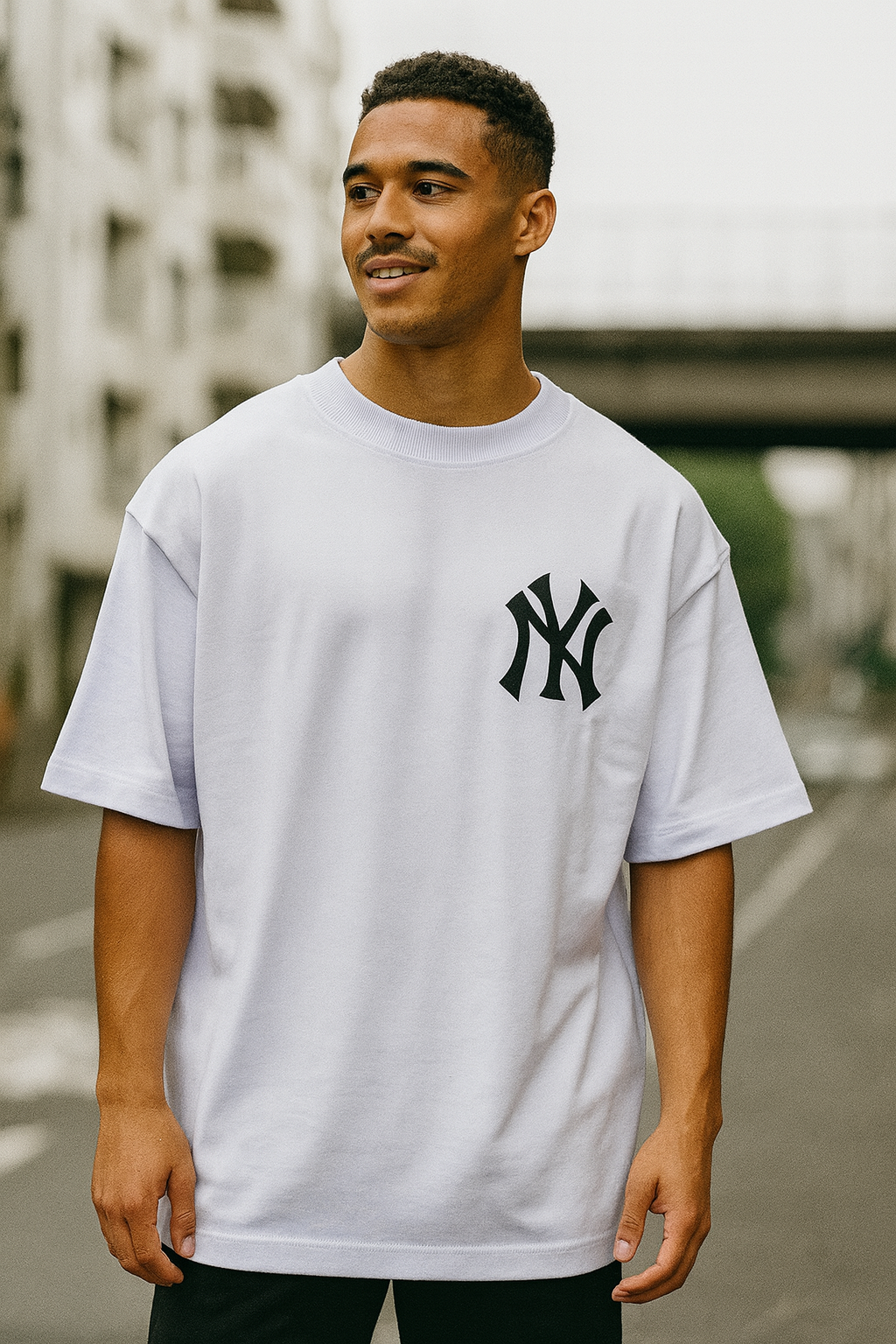 Remera Oversized NE Coffee & Hustle