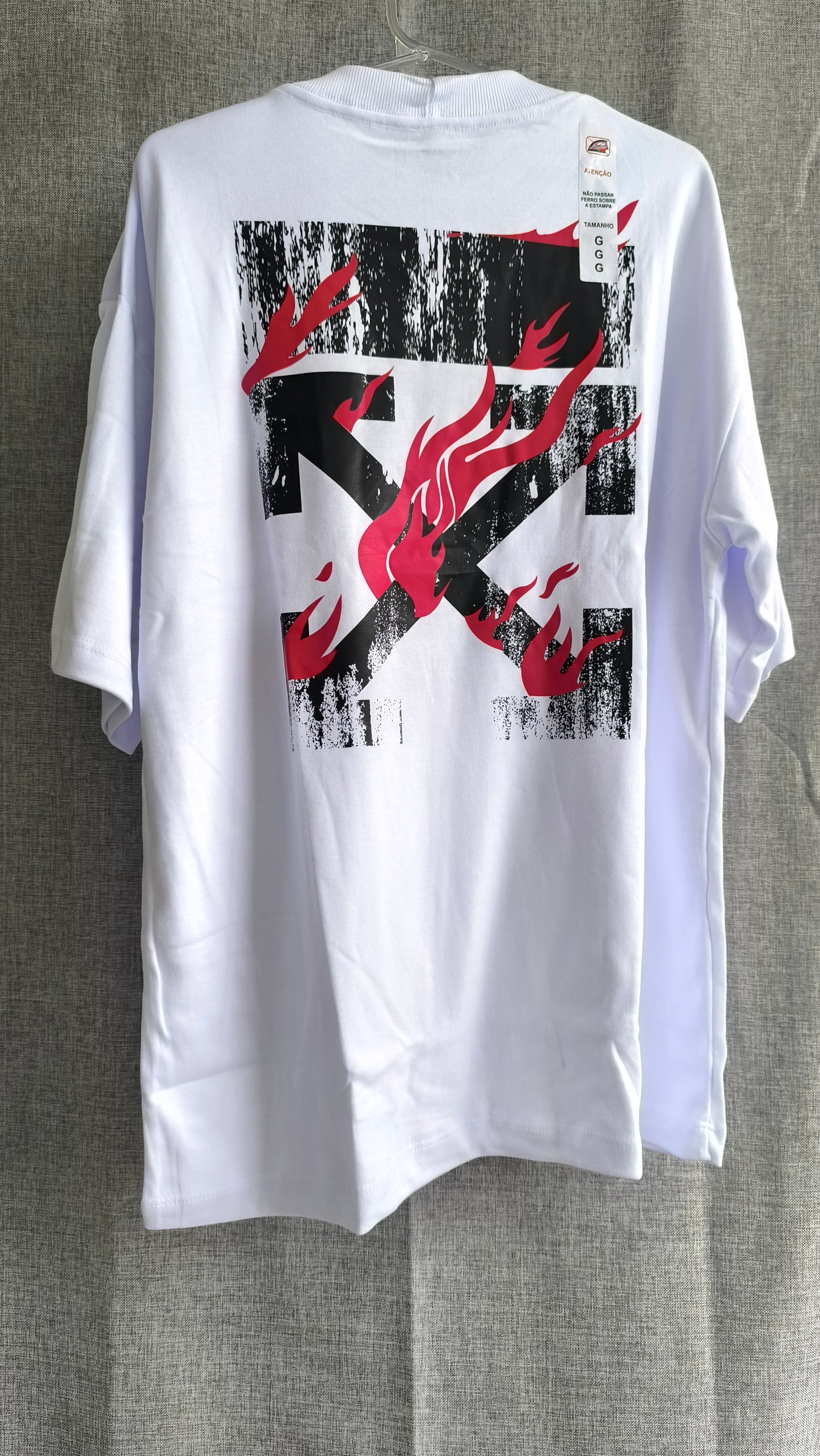 Remera Oversized OFWH Flames