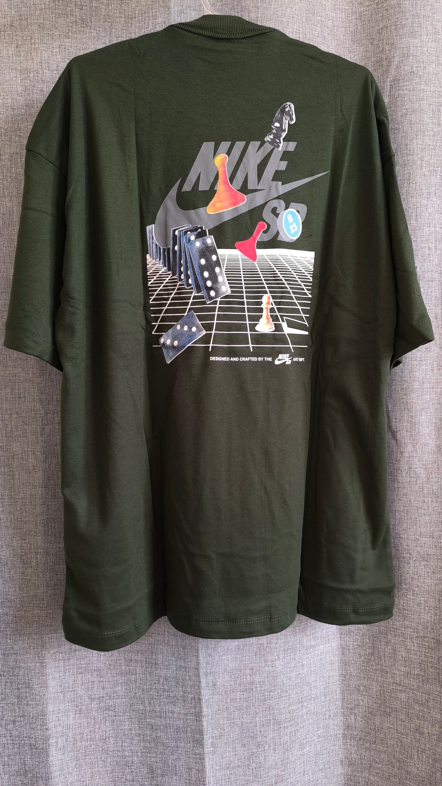Remera Oversized "NK Chess Domino"