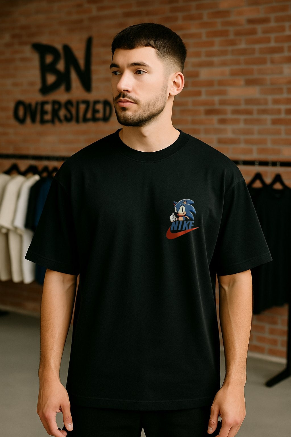 Remera Oversized NK Speed Check