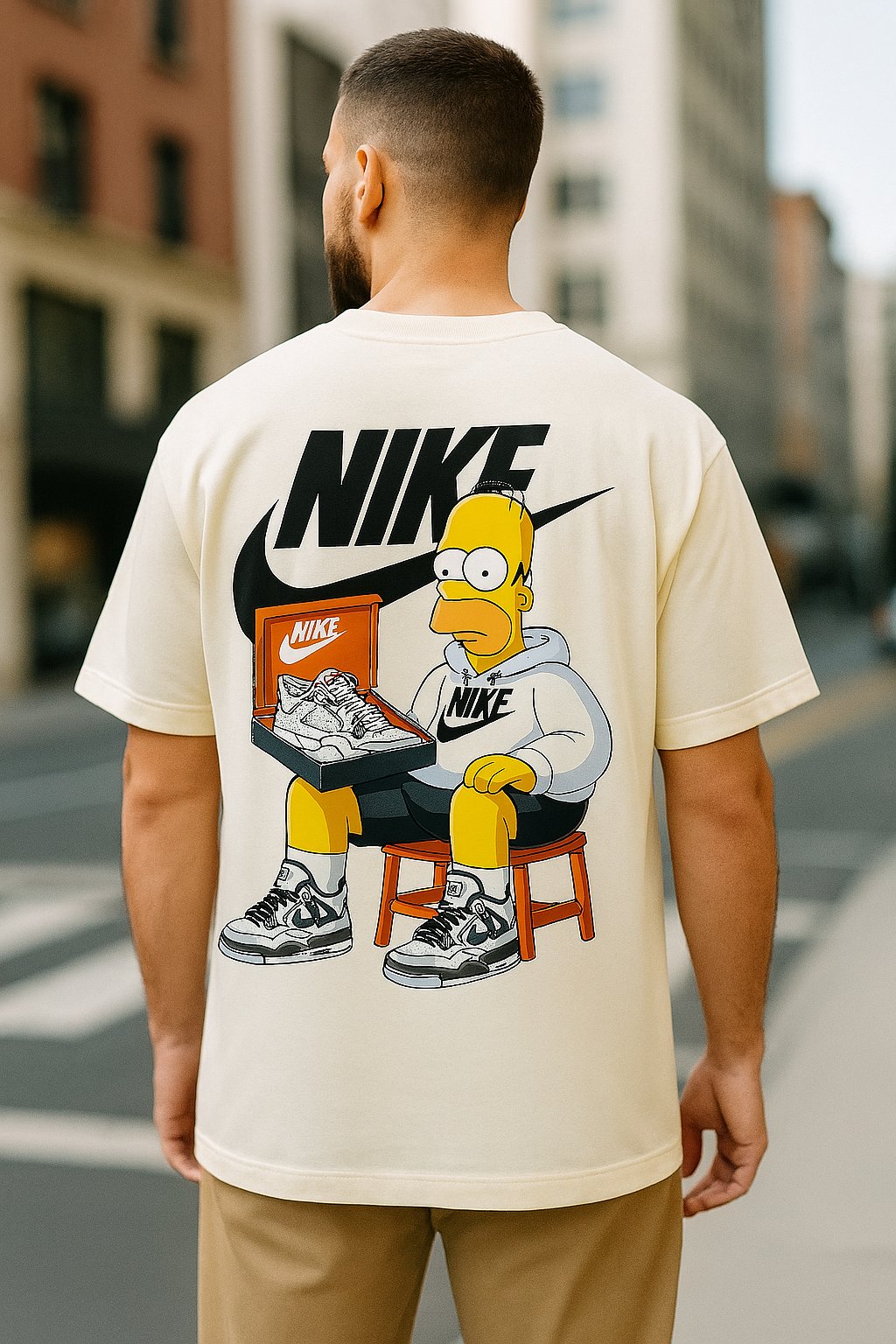 Remera Oversized NK Donuts Kicks