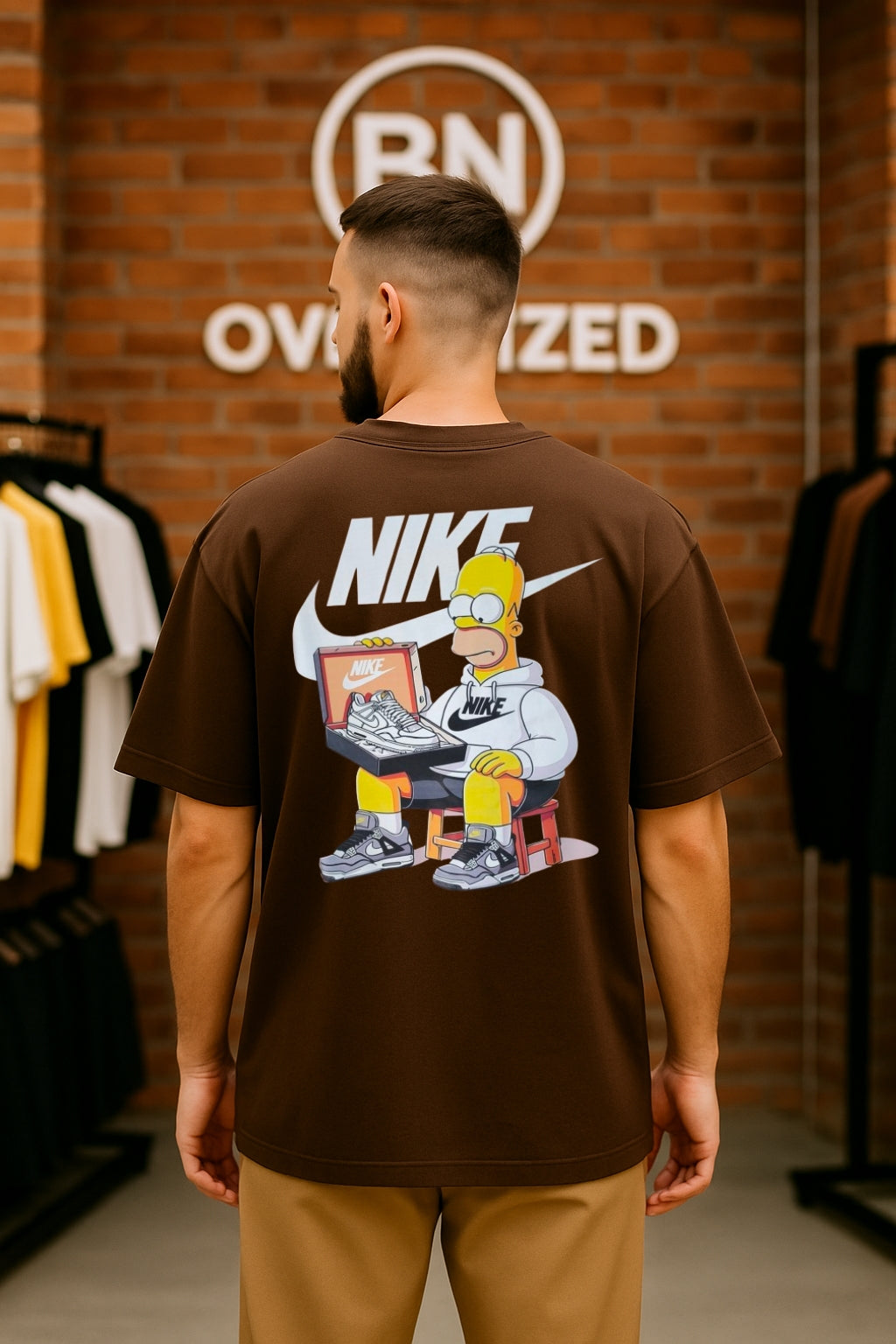 Remera Oversized NK Donuts Kicks