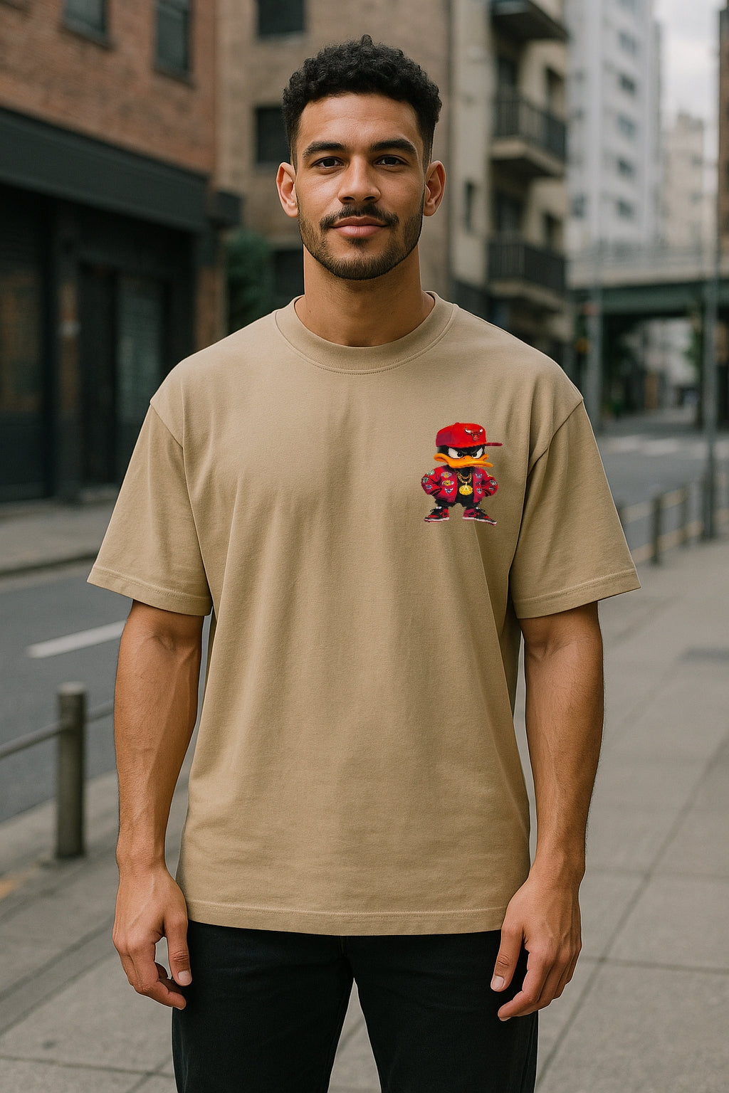 Remera Oversized BULLS Swag Duck