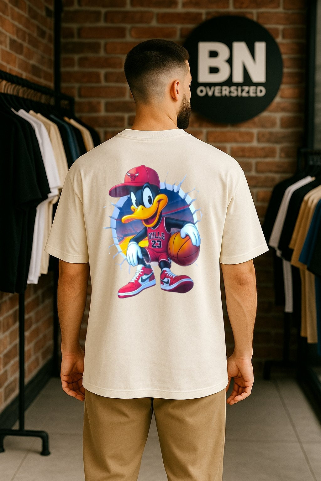 Remera Oversized Bulls Court Slam