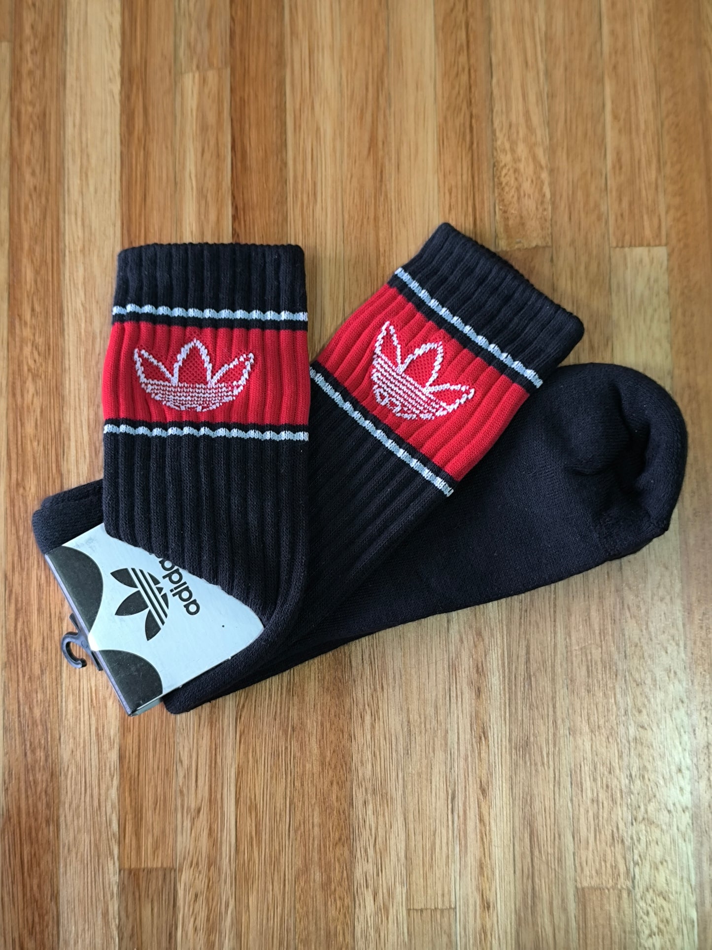 Medias negras ADI red flower