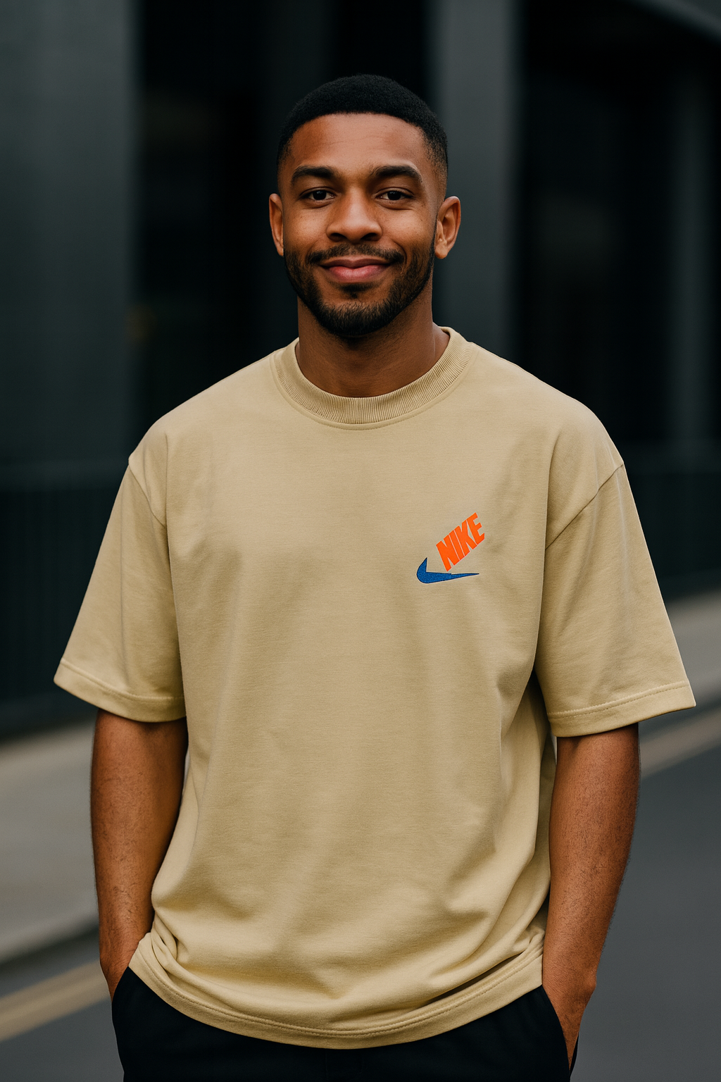 Remera Oversized NK Backfire