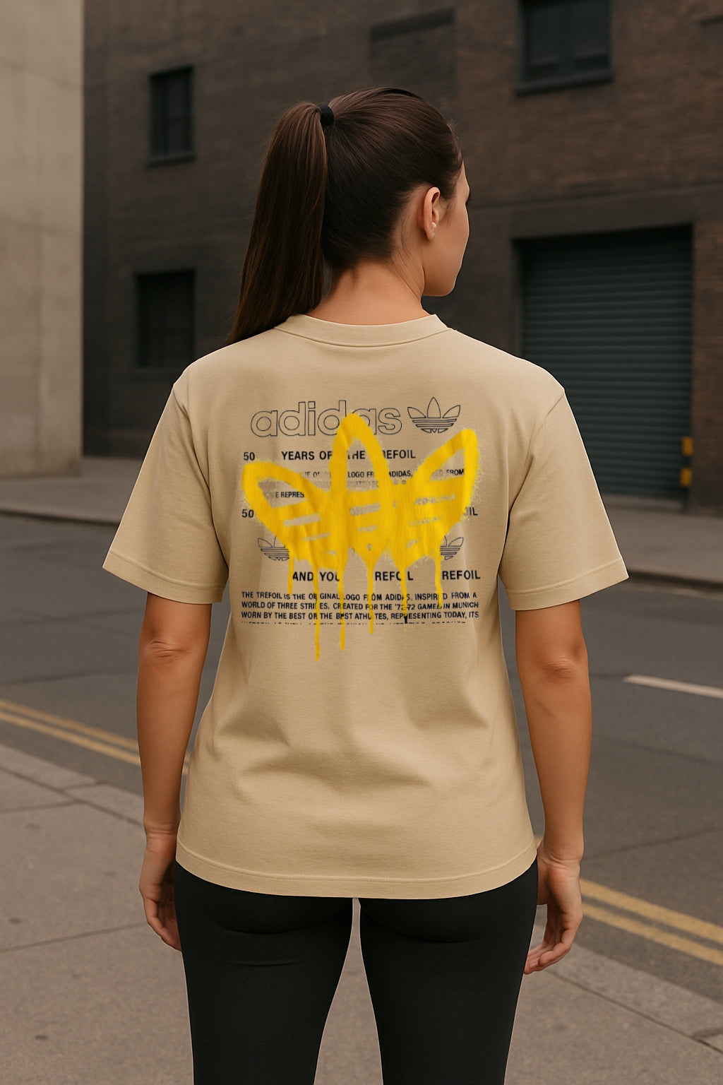 Remera Oversized ADI Golden Graff