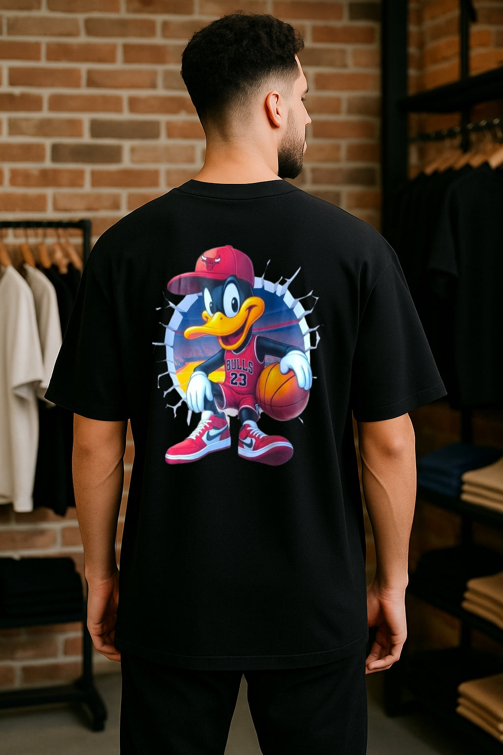 Remera Oversized Bulls Court Slam