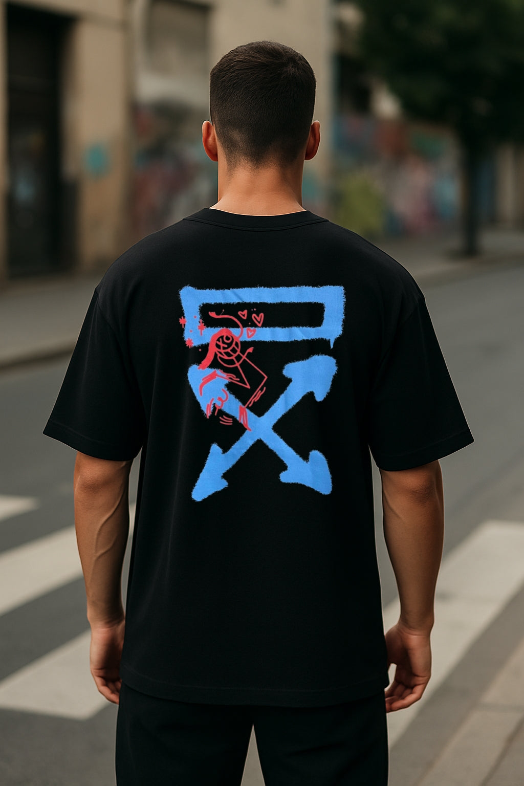Remera Oversized OW Urban Sketch