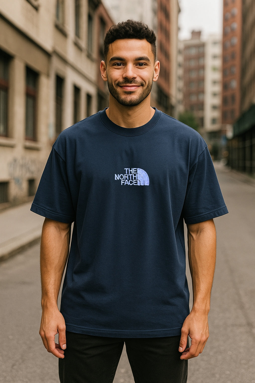 Remera Oversized TNF Bordada Essence