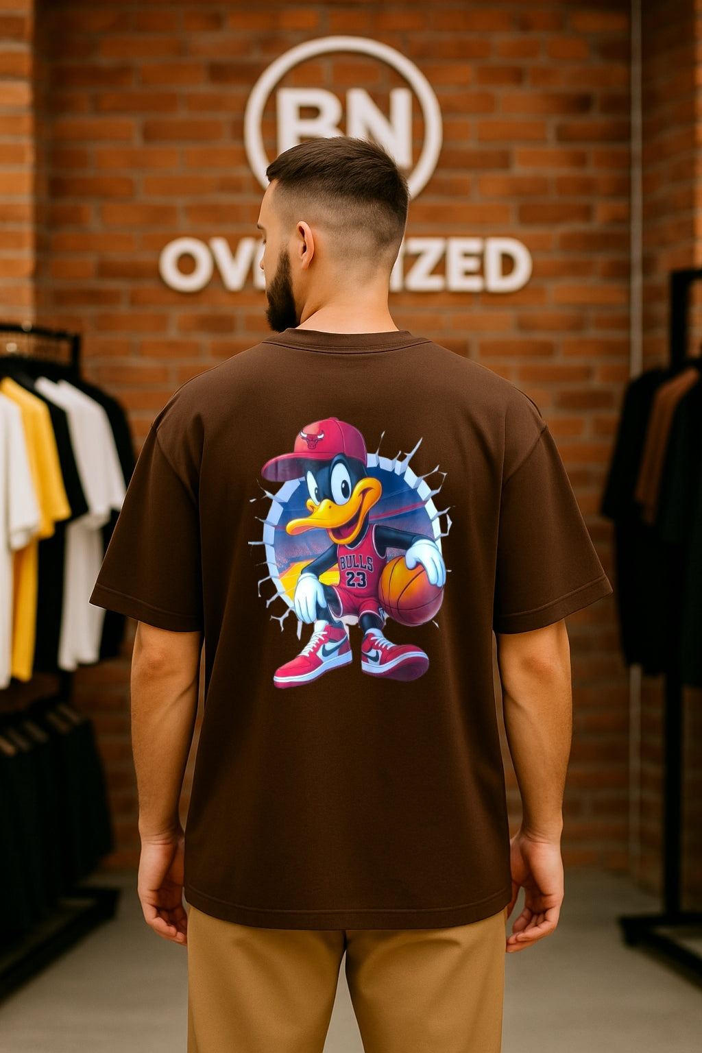 Remera Oversized Bulls Court Slam