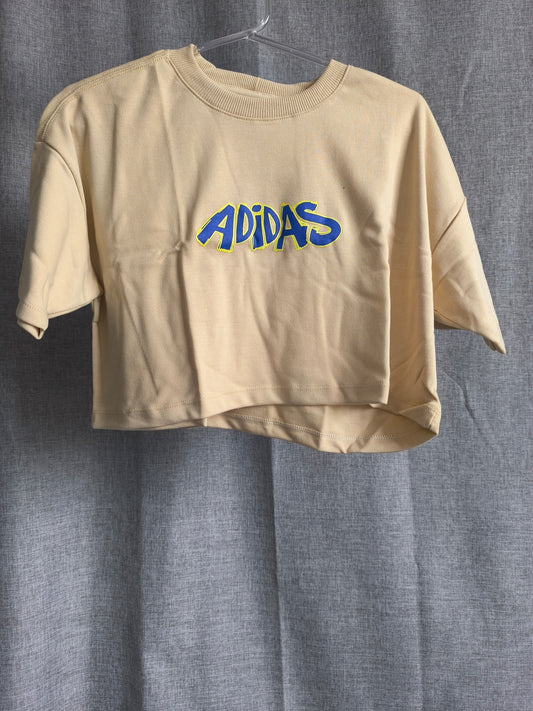 Cropped Oversized AD Game On