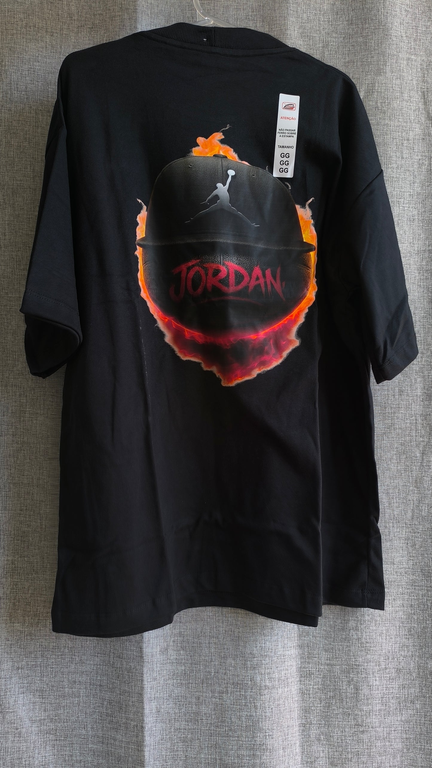 Remera Oversized JDN Fire Cap