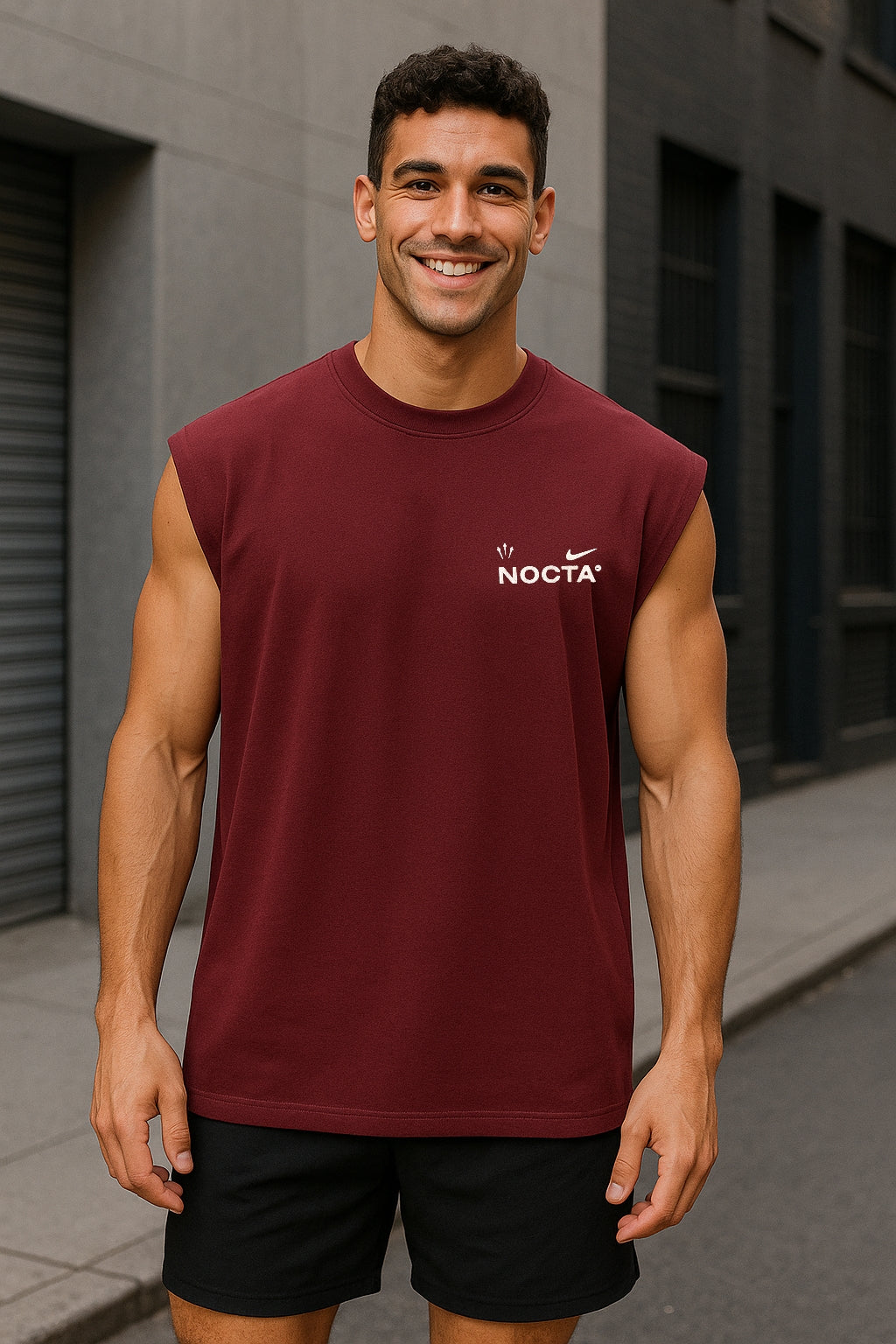 Musculosa Oversized NK Monogram