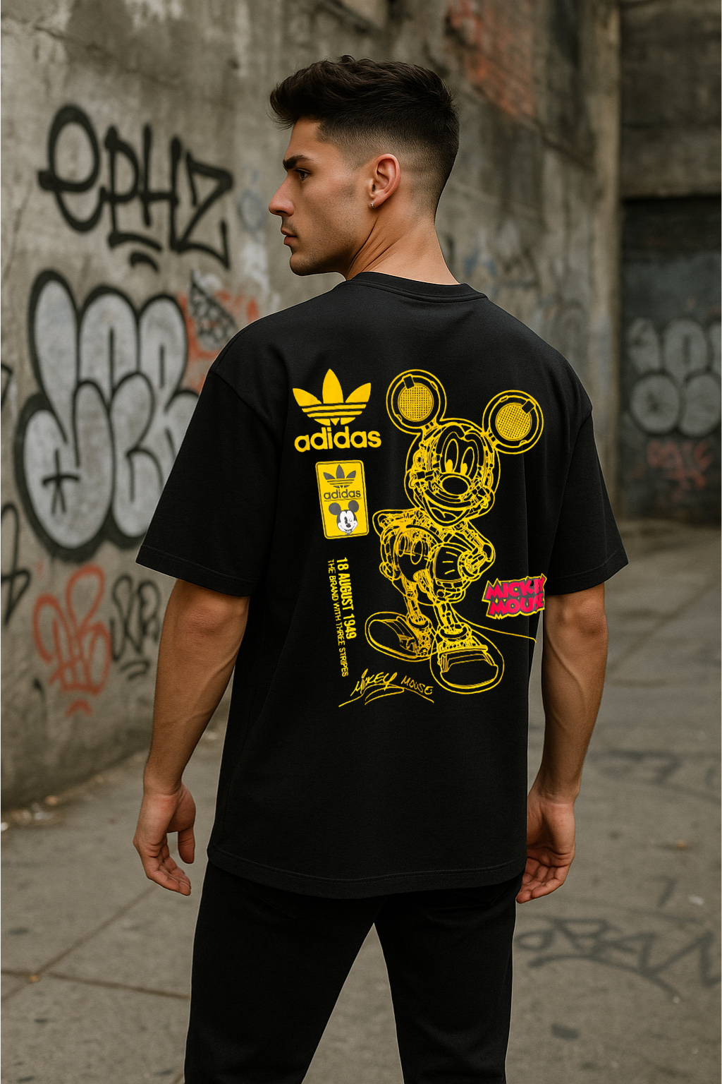 Remera Oversized ADS Mk Mouse